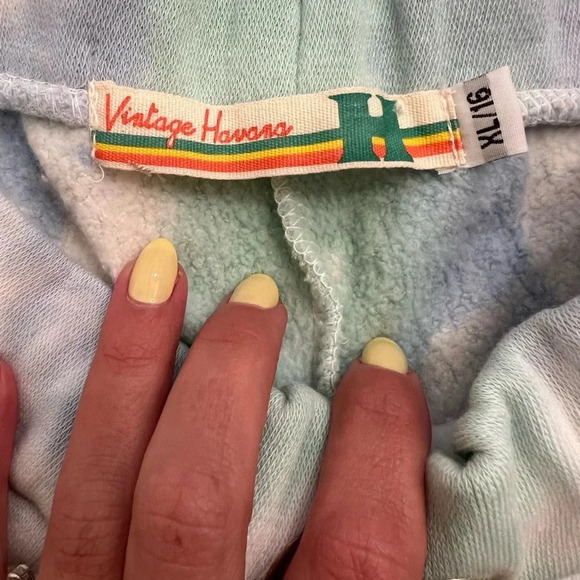 Vintage Havana Tie Dye Multicolored Terry Shorts - Picture 4 of 5